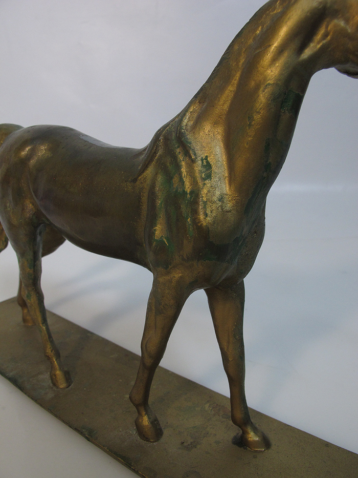 Antique c 1899 Western Americana Equestrian Bronze Horse Statue Sculpture 1 yqz eBay